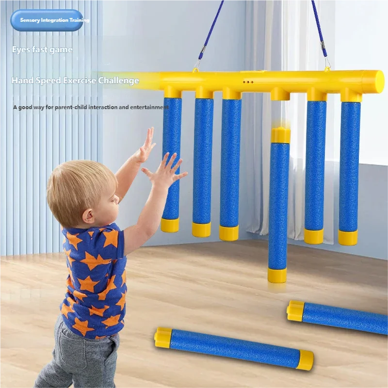 Juego de Palitos que Caen, Juguete para Niños, Entrenamiento de Reacción, Juguete Educativo Interactivo para Padres e Hijos