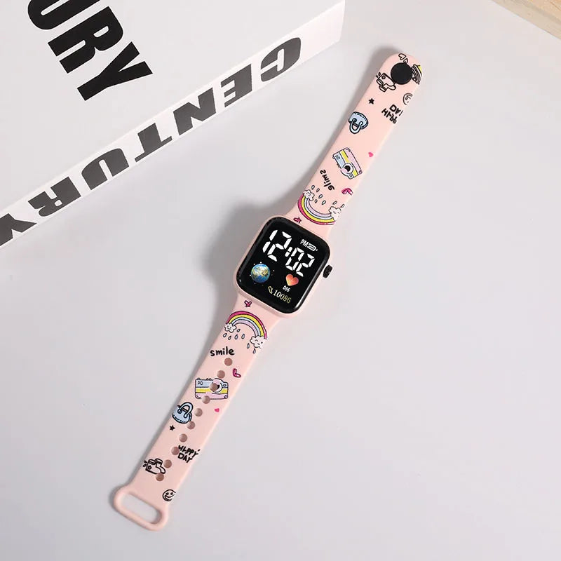 Stitch-Reloj Inteligente Para Niños y niñas, cronógrafo Digital de Hello Kitty, nuevo