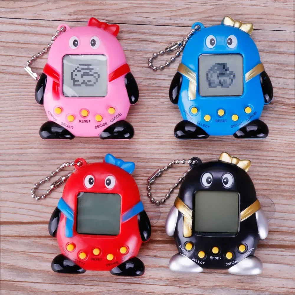 Pinguín creativo de Color aleatorio, Tamagotchi nostálgico de los años 90,