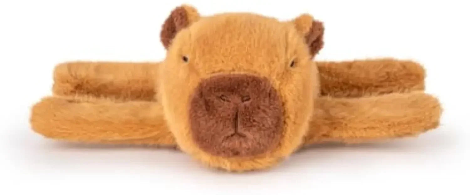 Pulsera de felpa de zorro capibara, juguete de muñeca animal suave, lindo regalo de Navidad para niños