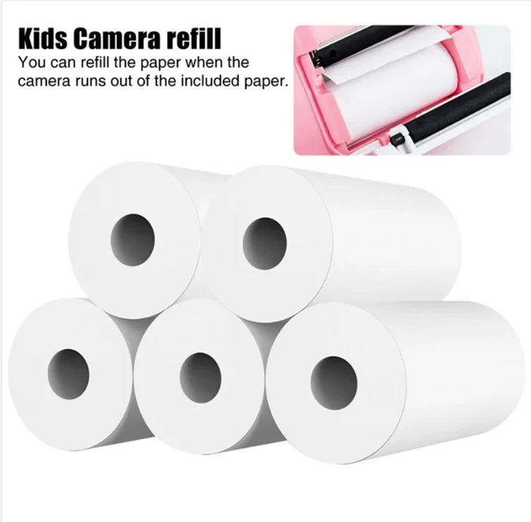Cámara Digital para niños fotografía impresión instantánea foto 1080P HD grabadora de vídeo Mini impresora térmica regalos educativos de cumpleaños