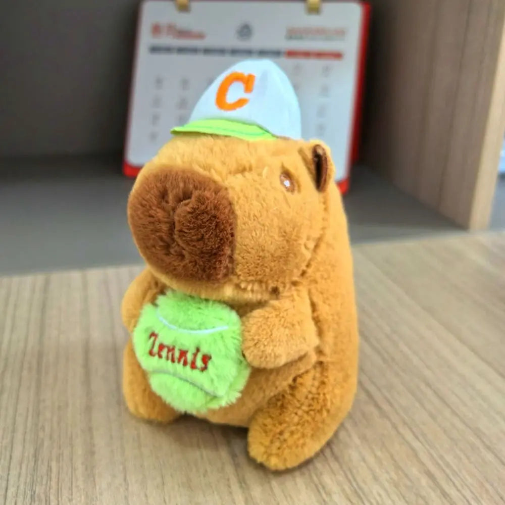 Lindo capibara de peluche con capucha de juguete con alas muñeca de simulación animales de peluche de tamaño pequeño Anime juguete esponjoso fiesta de cumpleaños