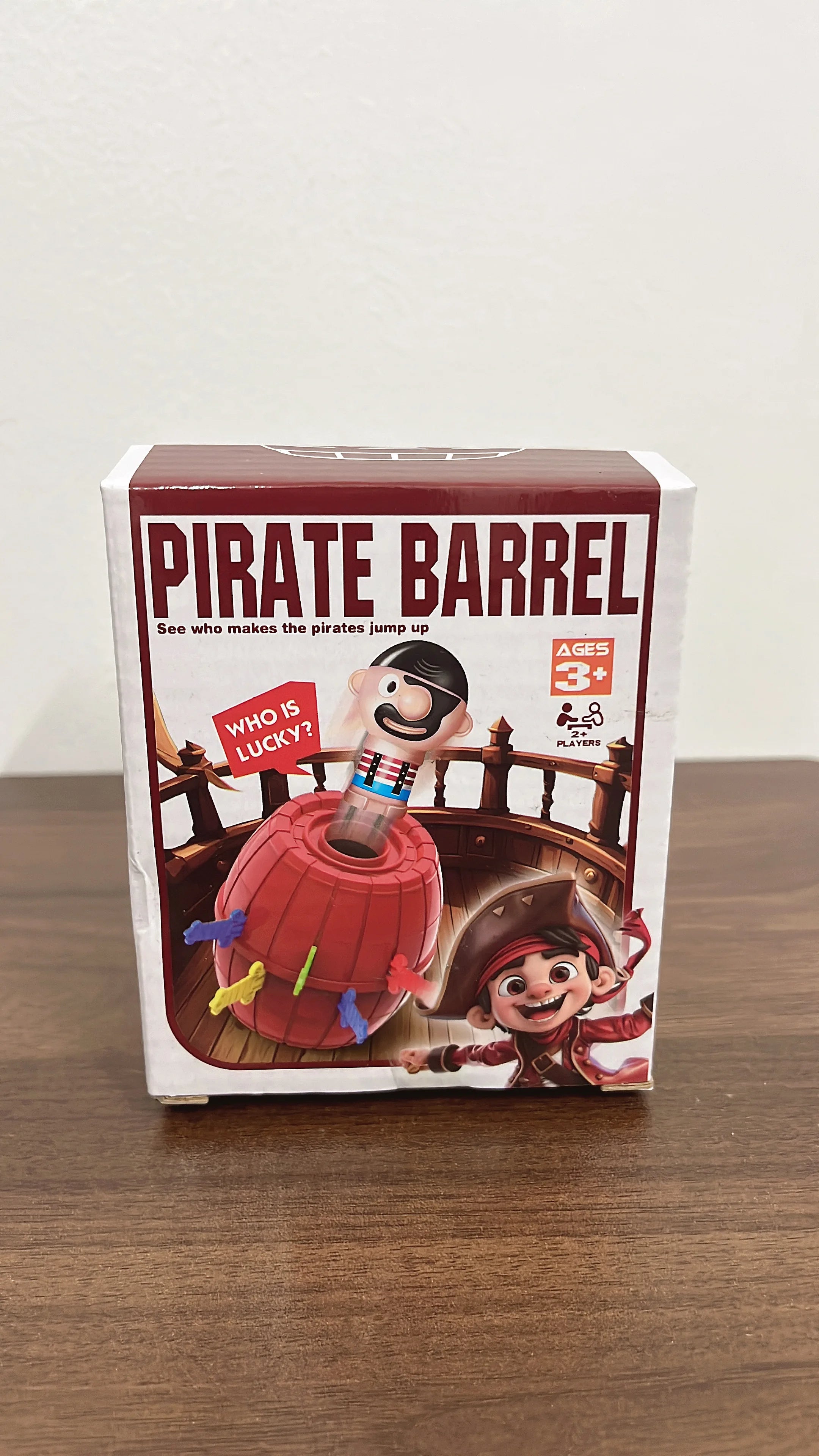 Cubo Pirata de Broma con Espada, Cubo Ataque de Tiburón, Juguete de Mesa que Muerde los Dedos.
