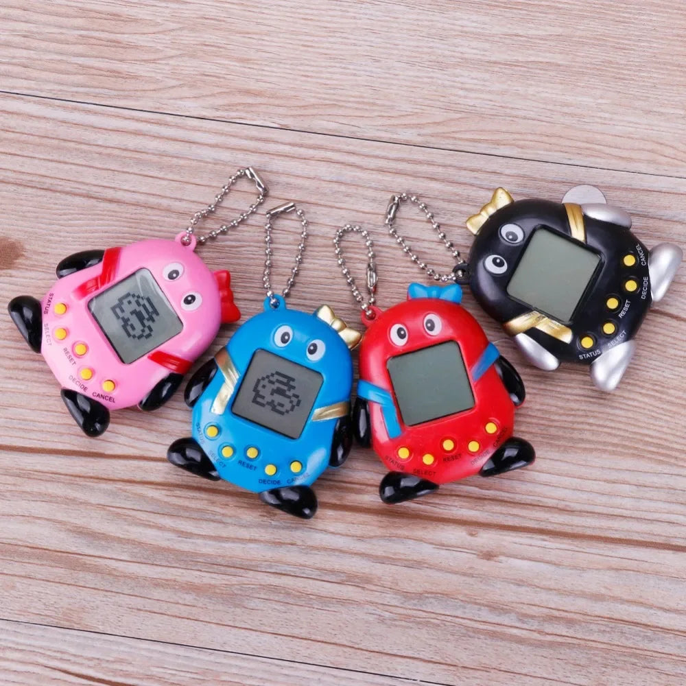 Pinguín creativo de Color aleatorio, Tamagotchi nostálgico de los años 90,