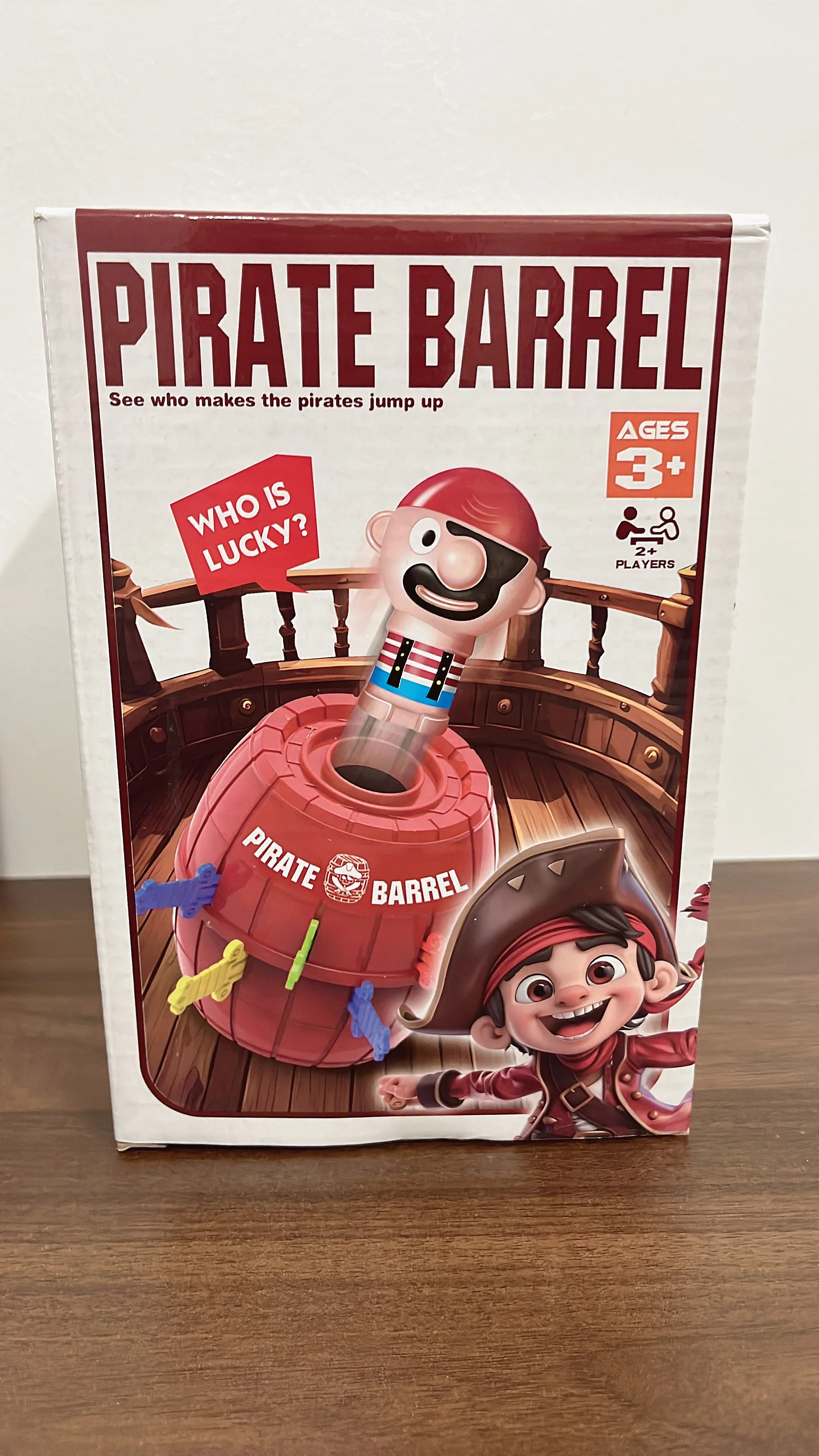 Cubo Pirata de Broma con Espada, Cubo Ataque de Tiburón, Juguete de Mesa que Muerde los Dedos.