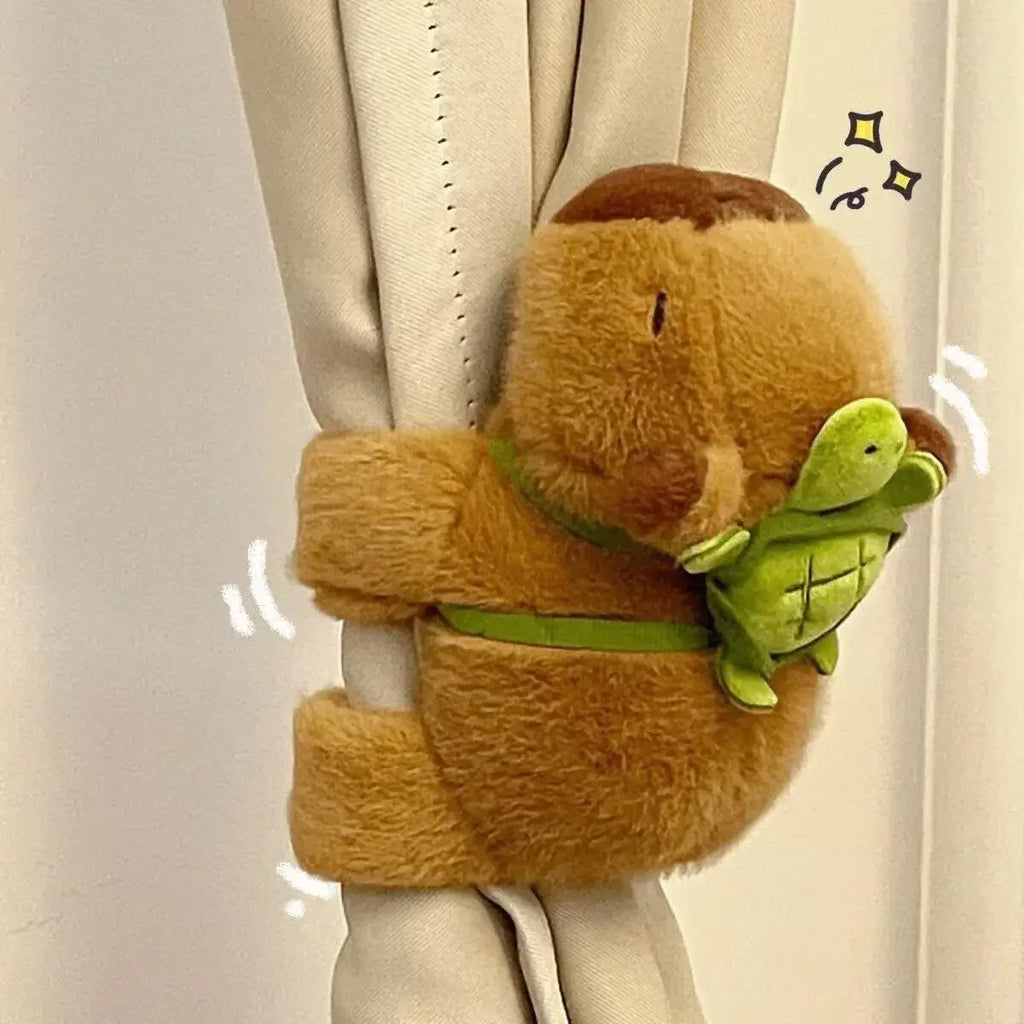 Pulsera de felpa de zorro capibara, juguete de muñeca animal suave, lindo regalo de Navidad para niños