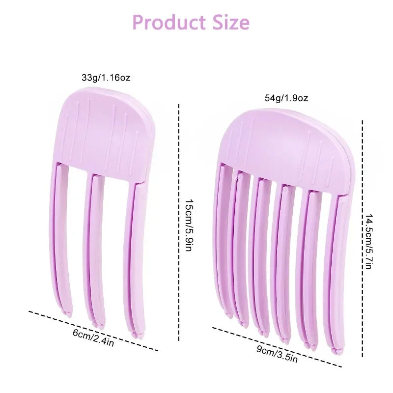 Peine esponjosa flequillo rizado Clips raíces del cabello voluminizador pinzas para el cabello mujeres rizador Clips de forma fija rodillo de pelo de moda
