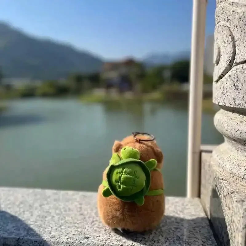 Pulsera de felpa de zorro capibara, juguete de muñeca animal suave, lindo regalo de Navidad para niños