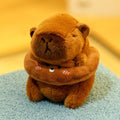 Lindo capibara de peluche con capucha de juguete con alas muñeca de simulación animales de peluche de tamaño pequeño Anime juguete esponjoso fiesta de cumpleaños