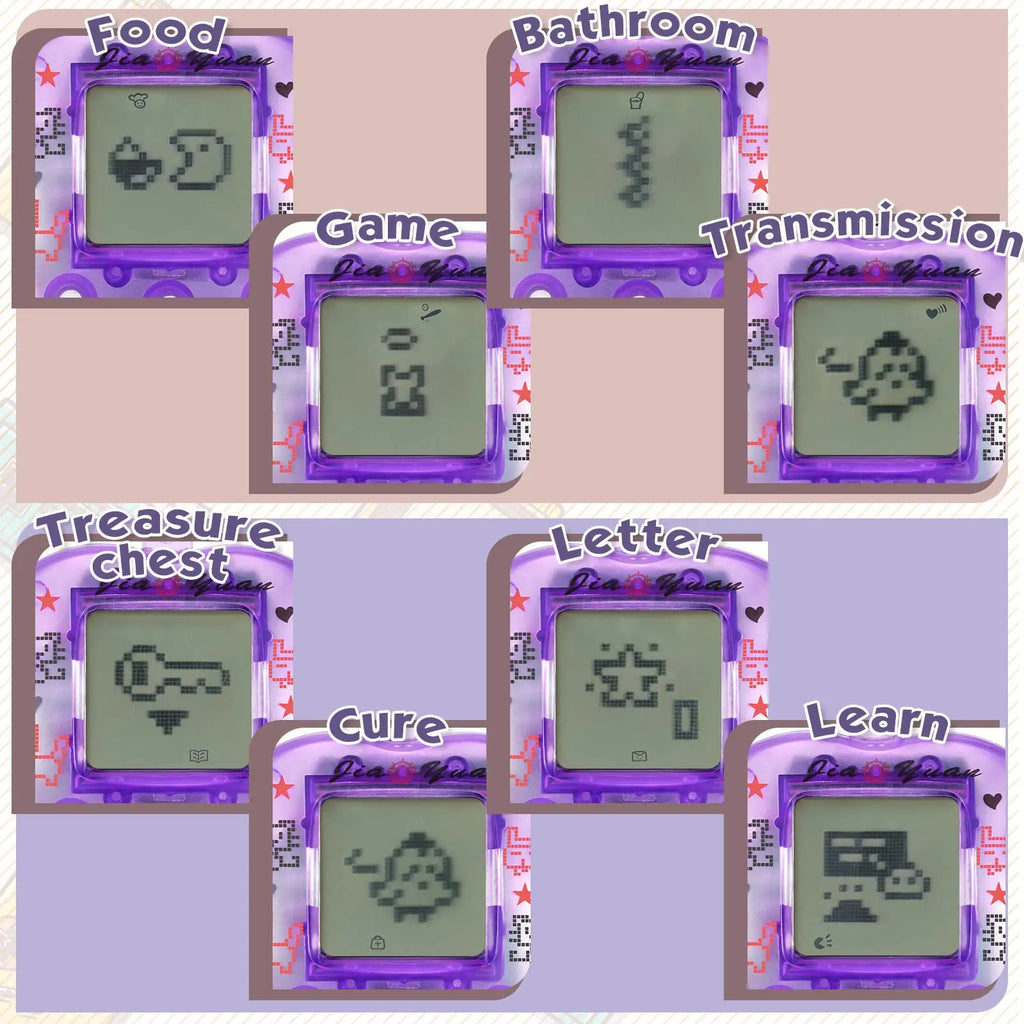 Juego de Mascotas Electrónicas para Niños, Tamagotchi, Consola de Juegos Portátil.