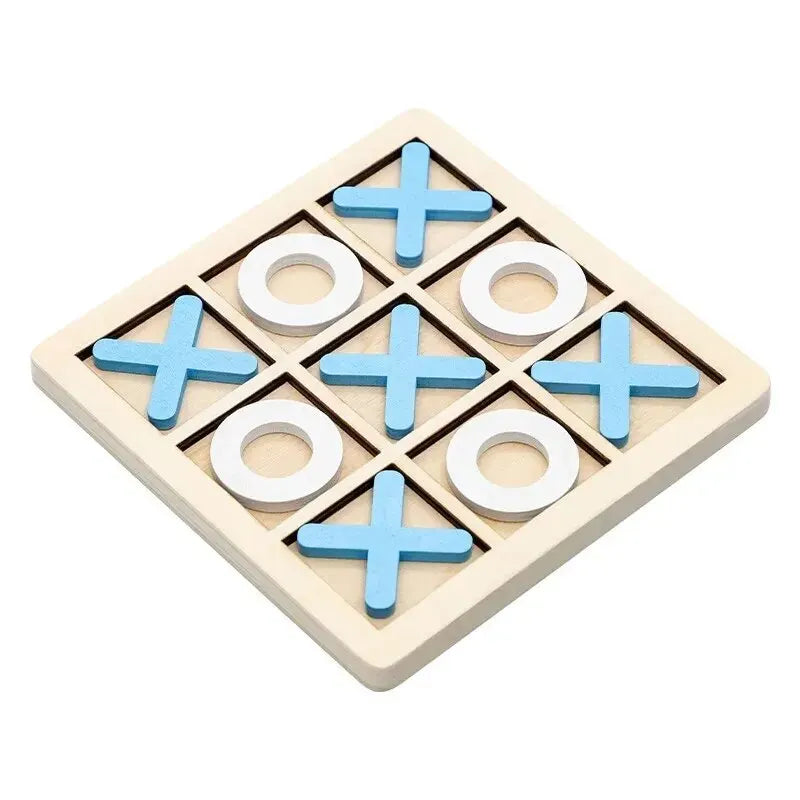 Juego de juego Montessori, juguete de madera, Mini rompecabezas de interacción de ajedrez, entrenamiento del cerebro, juguetes educativos para edades tempranas