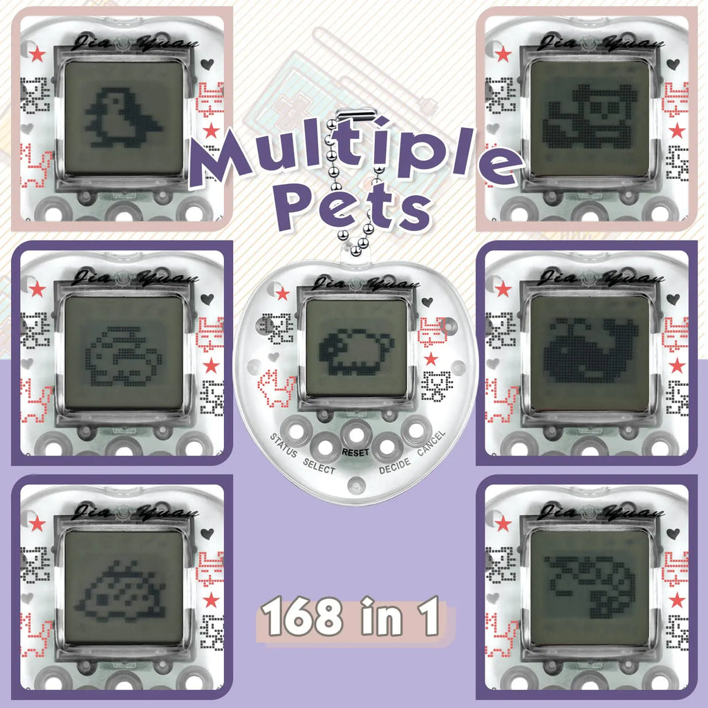 Juego de Mascotas Electrónicas para Niños, Tamagotchi, Consola de Juegos Portátil.