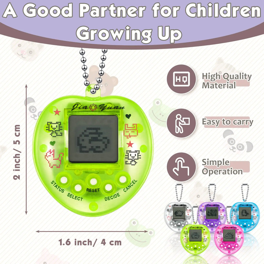 Juego de Mascotas Electrónicas para Niños, Tamagotchi, Consola de Juegos Portátil.