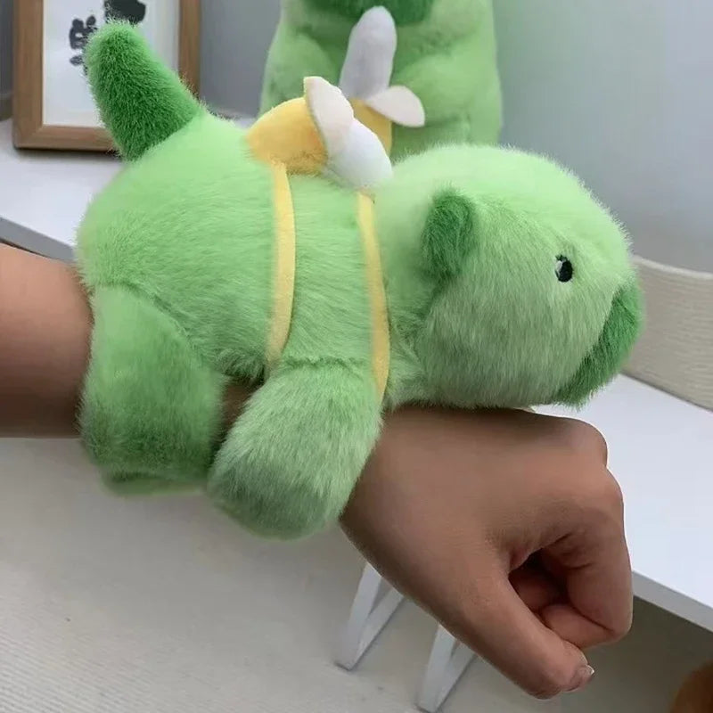 Pulsera de felpa de zorro capibara, juguete de muñeca animal suave, lindo regalo de Navidad para niños