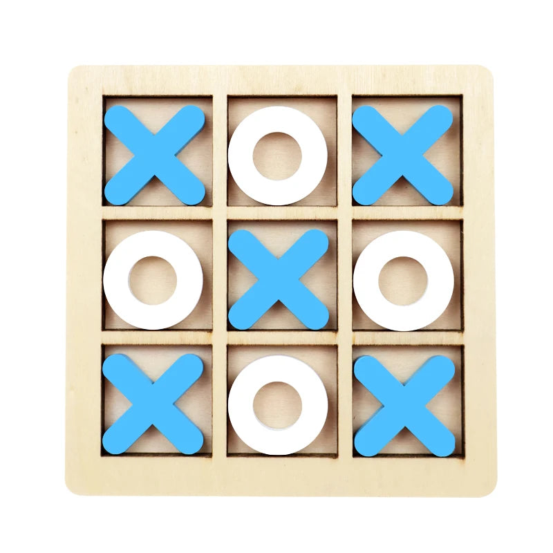 Juego de juego Montessori, juguete de madera, Mini rompecabezas de interacción de ajedrez, entrenamiento del cerebro, juguetes educativos para edades tempranas