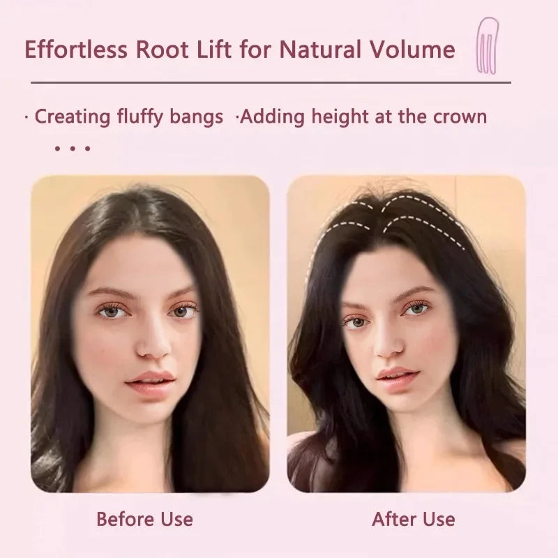 Peine esponjosa flequillo rizado Clips raíces del cabello voluminizador pinzas para el cabello mujeres rizador Clips de forma fija rodillo de pelo de moda