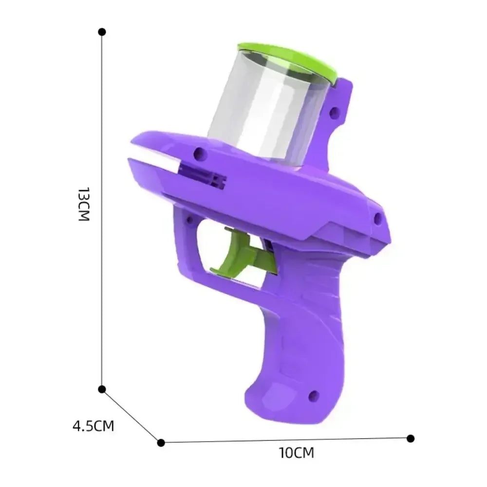 Mini lanzador de disco volador de zanahoria, pistola de juguete Eva, batalla al aire libre, deportes para varias personas, pistola de balas suaves, pistola de platillo volador de zanahoria de seguridad