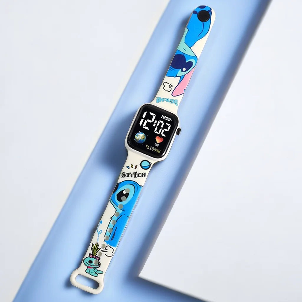 Stitch-Reloj Inteligente Para Niños y niñas, cronógrafo Digital de Hello Kitty, nuevo