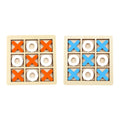 Juego de juego Montessori, juguete de madera, Mini rompecabezas de interacción de ajedrez, entrenamiento del cerebro, juguetes educativos para edades tempranas