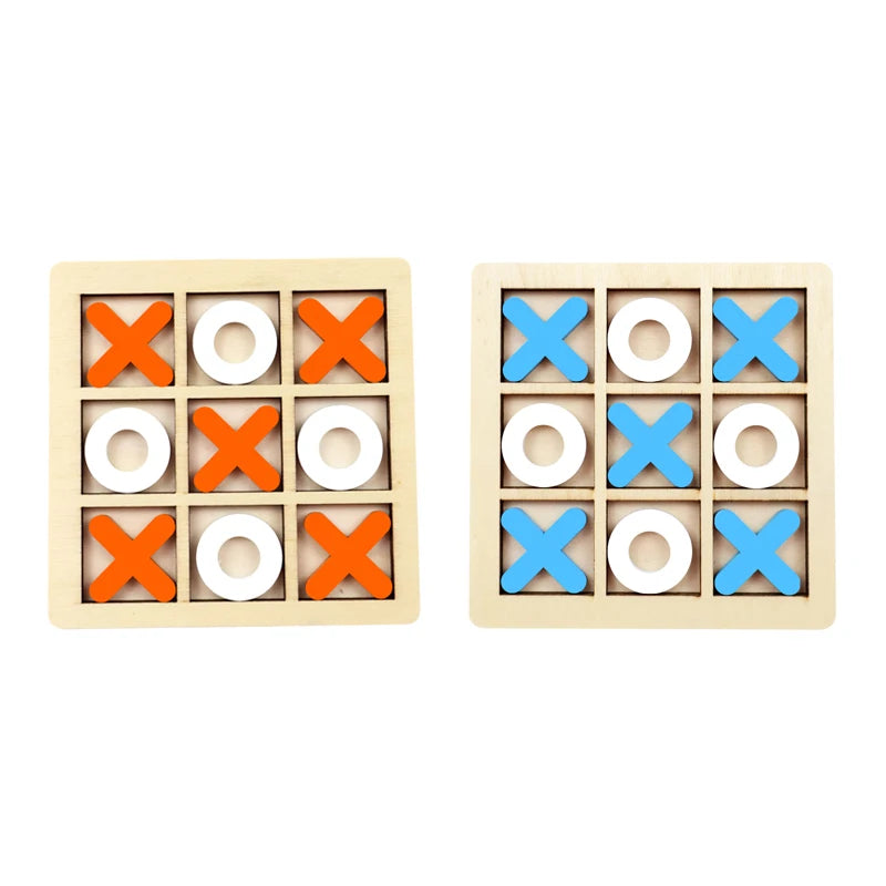 Juego de juego Montessori, juguete de madera, Mini rompecabezas de interacción de ajedrez, entrenamiento del cerebro, juguetes educativos para edades tempranas
