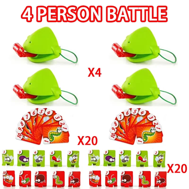Máscara de Rana, Camaleón o Lagarto, Juego de Mesa para Niños, Juego de Lanzar y Atrapar con la Lengua, Juego Interactivo Educativo
