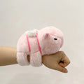 Pulsera de felpa de zorro capibara, juguete de muñeca animal suave, lindo regalo de Navidad para niños