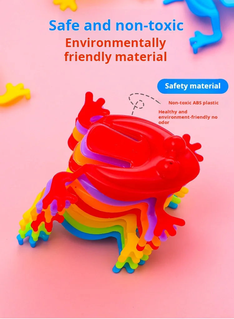 20 piezas rana saltadora de Color sólido, rana que rebota de plástico, rana saltarina, juguete educativo para niños, regalo para niños, recuerdos de fiesta, cumpleaños