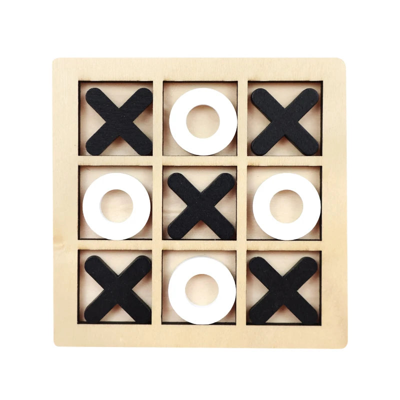 Juego de juego Montessori, juguete de madera, Mini rompecabezas de interacción de ajedrez, entrenamiento del cerebro, juguetes educativos para edades tempranas