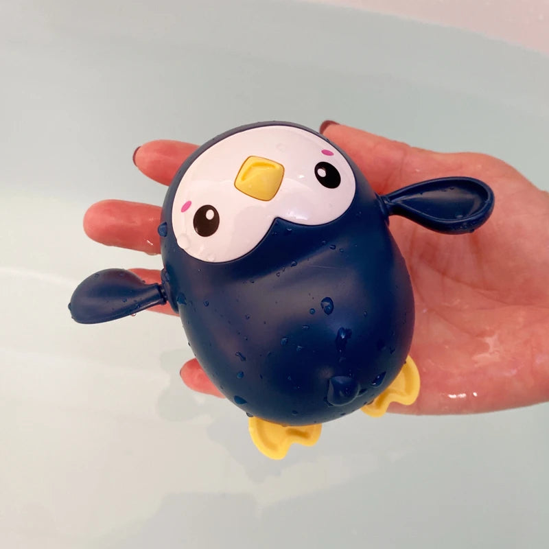 Juguete de baño para bebé, bonito pato, pingüino, huevo, rociador de agua, rociador de baño, ducha rociadora, juguetes de agua para nadar, regalo para niños