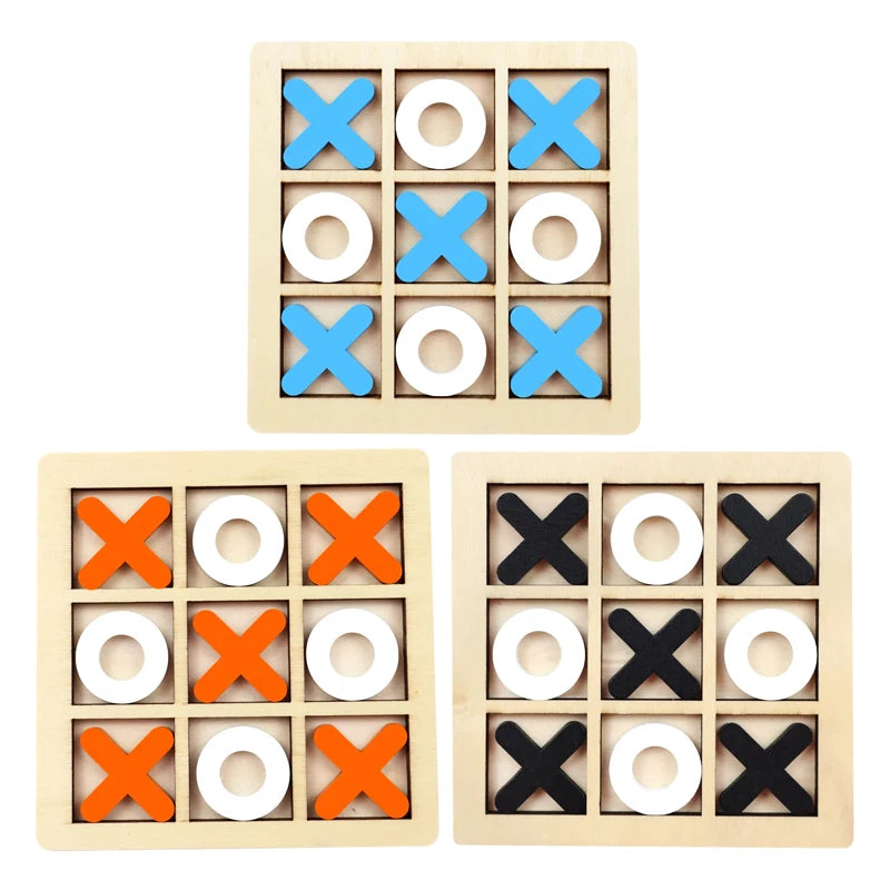 Juego de juego Montessori, juguete de madera, Mini rompecabezas de interacción de ajedrez, entrenamiento del cerebro, juguetes educativos para edades tempranas