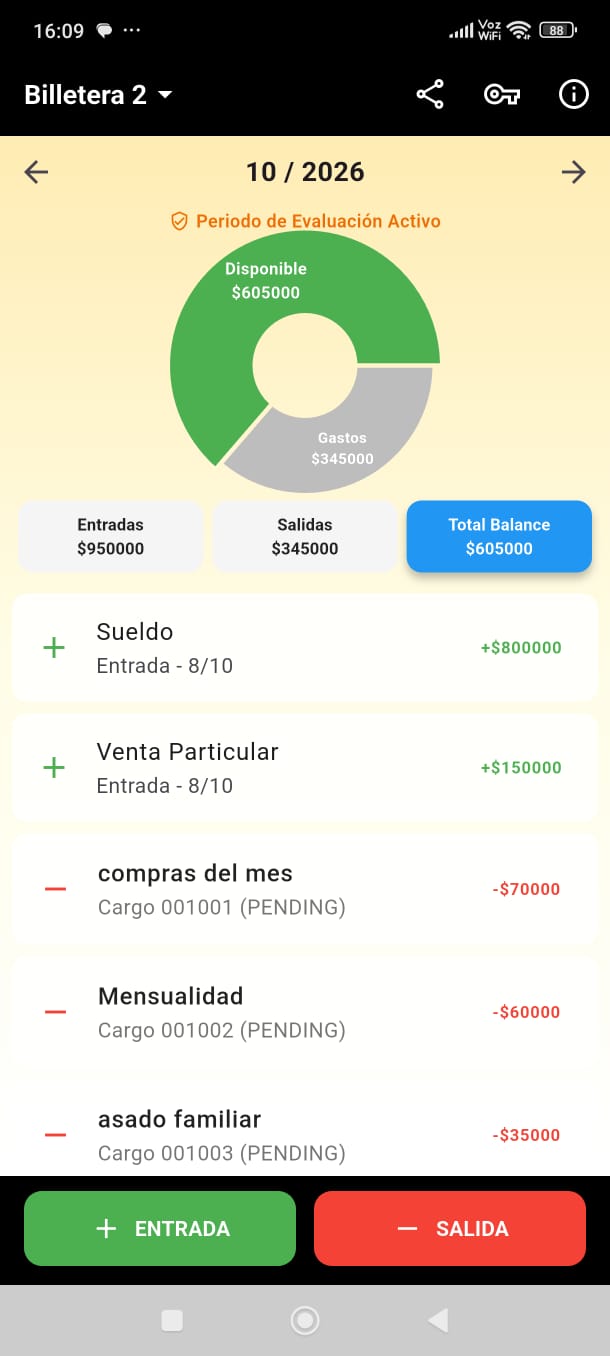 e-wallet (Control de gastos)