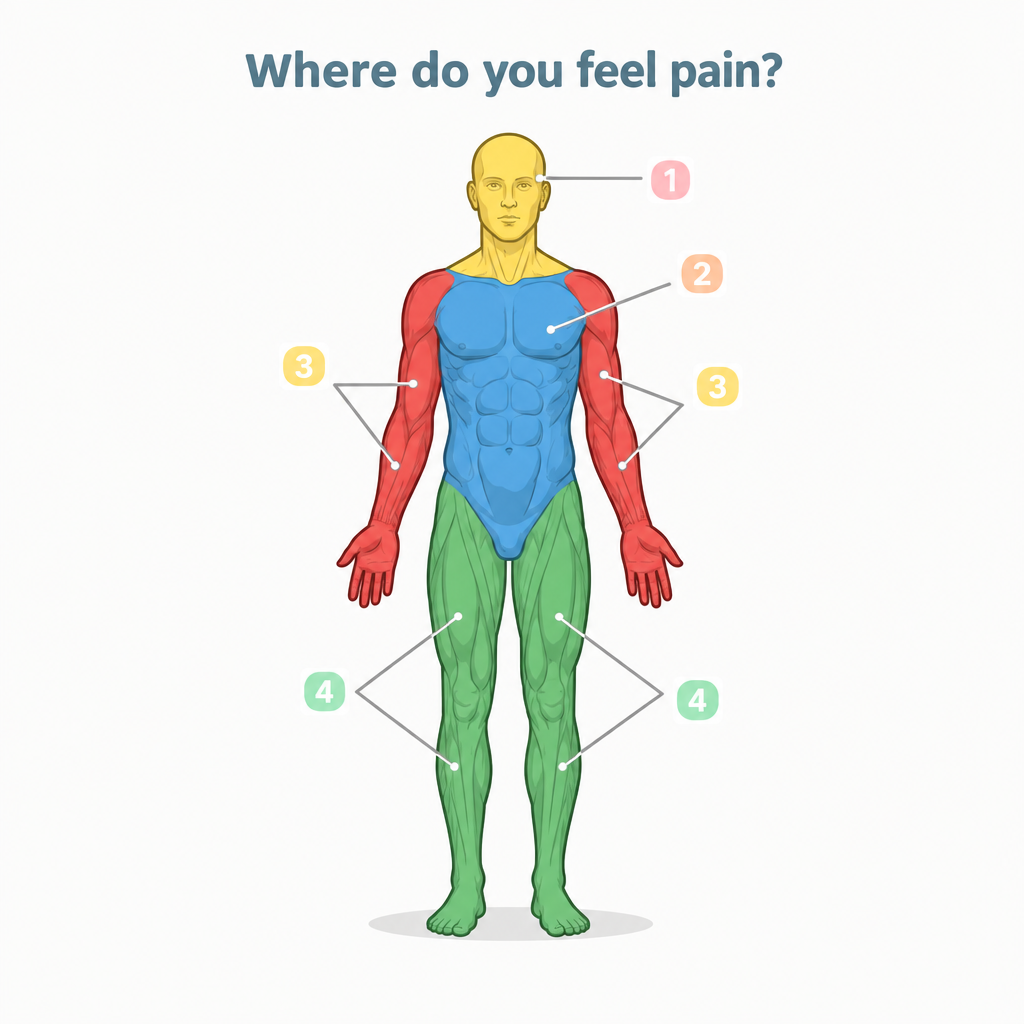 Ilustración del cuerpo recortada a cuadrado